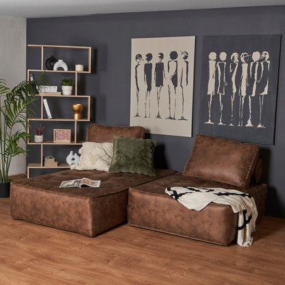 Set Sillones de 1 y 2 plazas Mood - Tabaco - Tugow