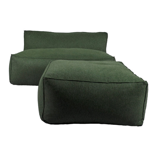 Puff de 2 plazas y Taburete Novo - Verde Olivo - Tugow