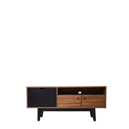 Mueble para TV Laax - Nogal y Negro - Tugow