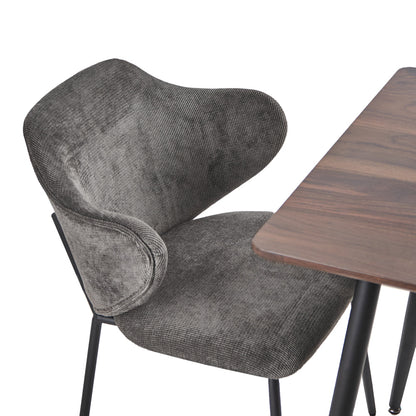 Mesa Miso con 4 Sillas Suanna Gris - Tugow