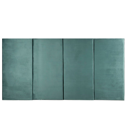 Juego de 4 paneles para cabecera modular King Size Lunaria - Verde Olivo - Tugow