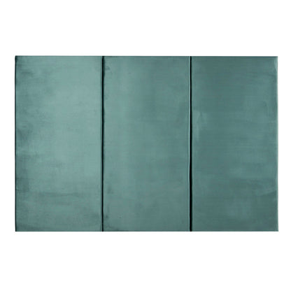 Juego de 3 paneles para cabecera modular matrimonial / queen size Lunaria - Verde Olivo - Tugow