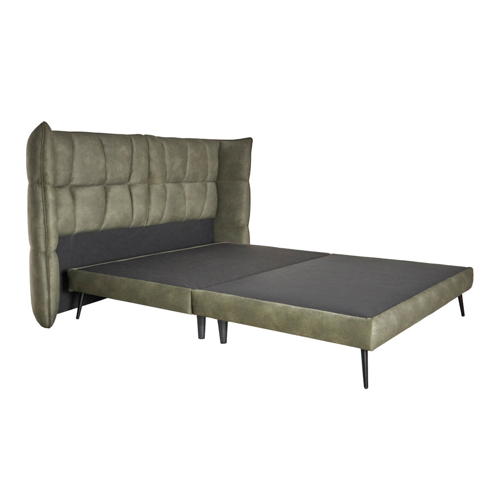 Cama Queen Aina - Verde Olivo - Tugow