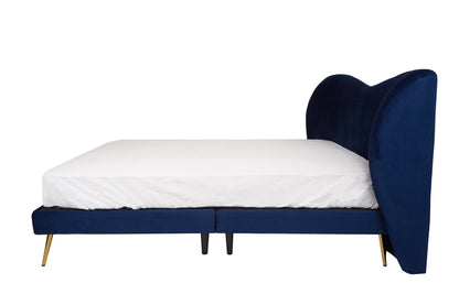 Cama matrimonial Kooper - Azul - Tugow