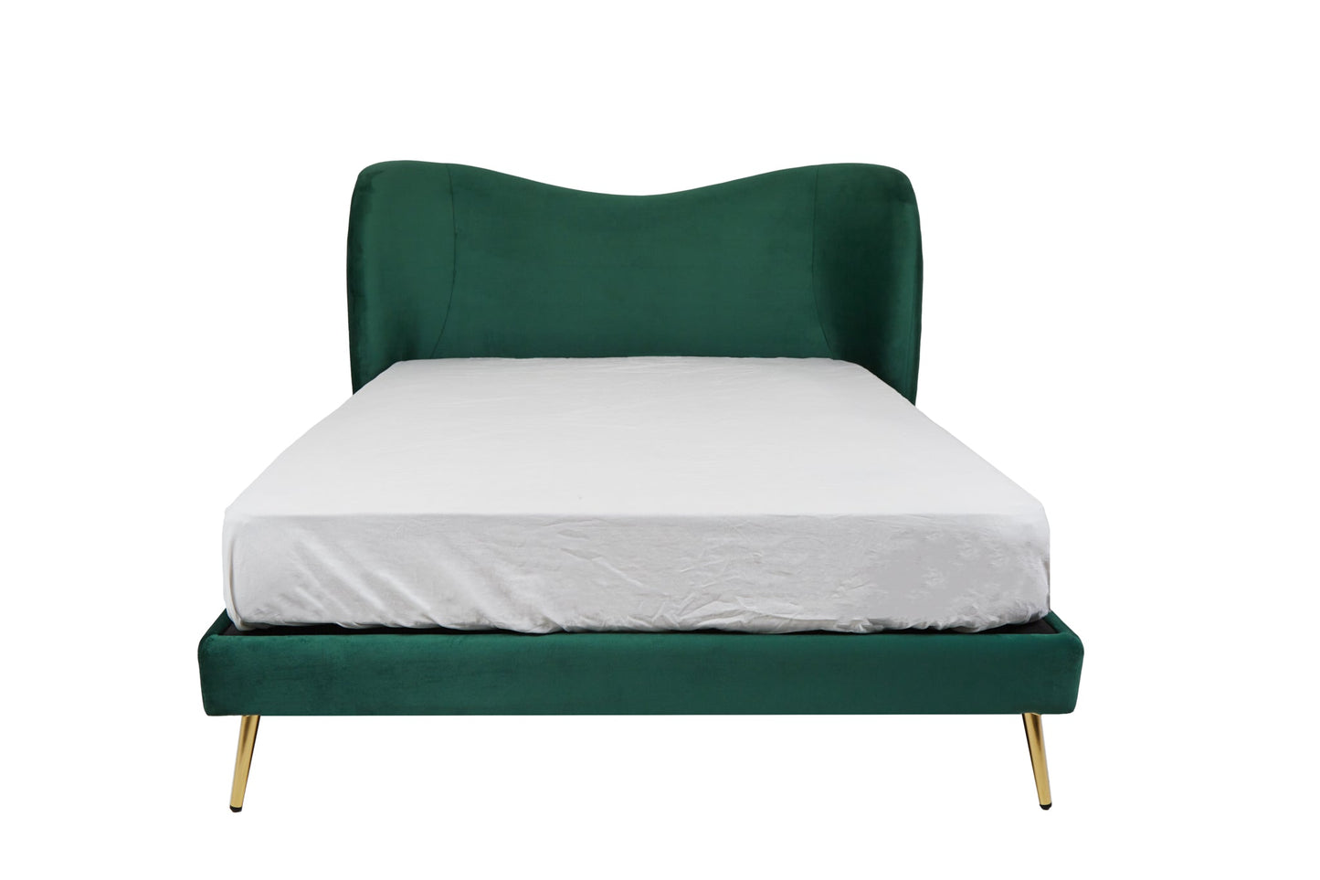 Cama matrimonial Kooper - Verde - Tugow