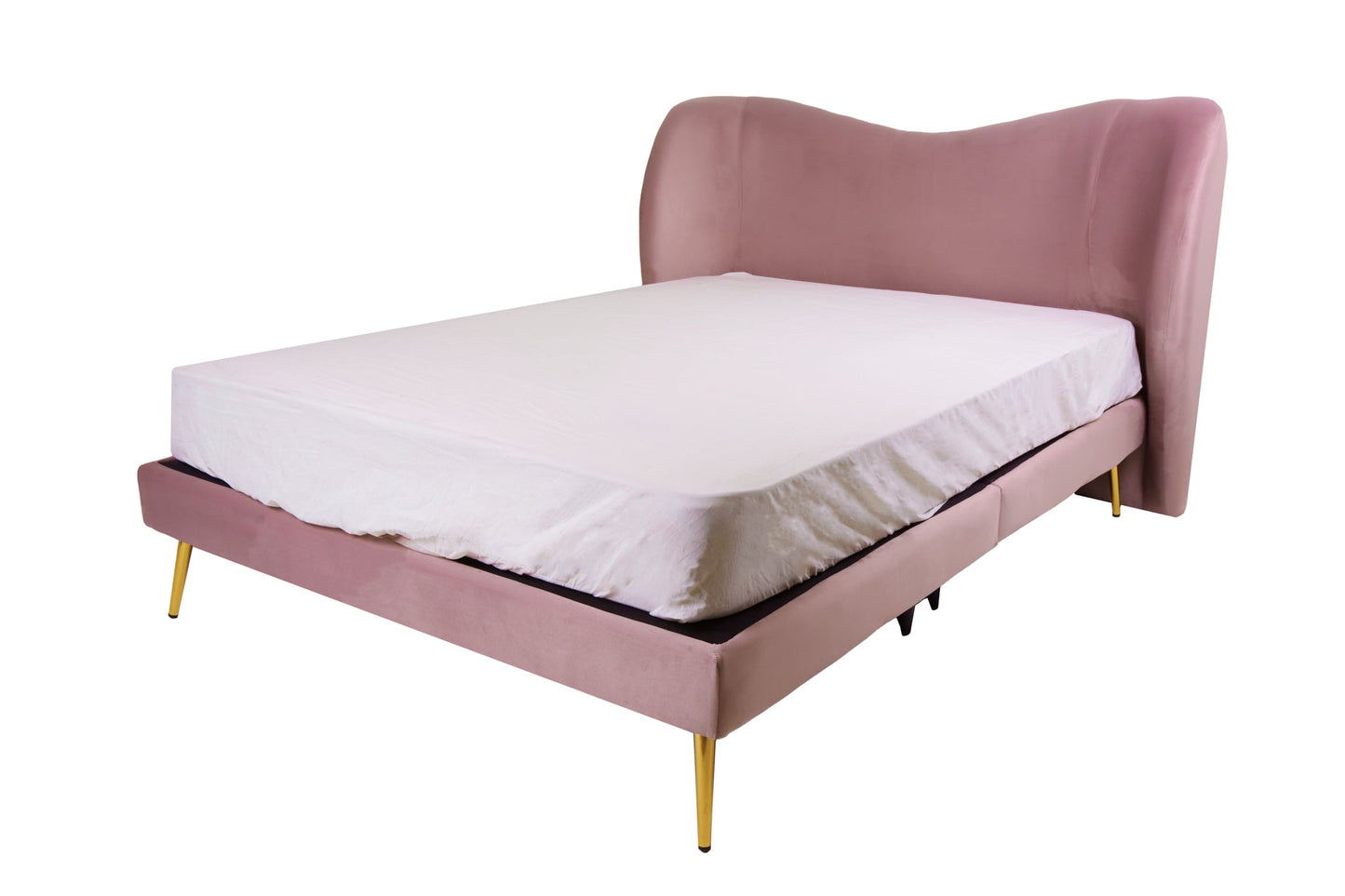 Cama matrimonial Kooper - Rosa - Tugow