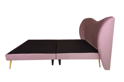 Cama matrimonial Kooper - Rosa - Tugow