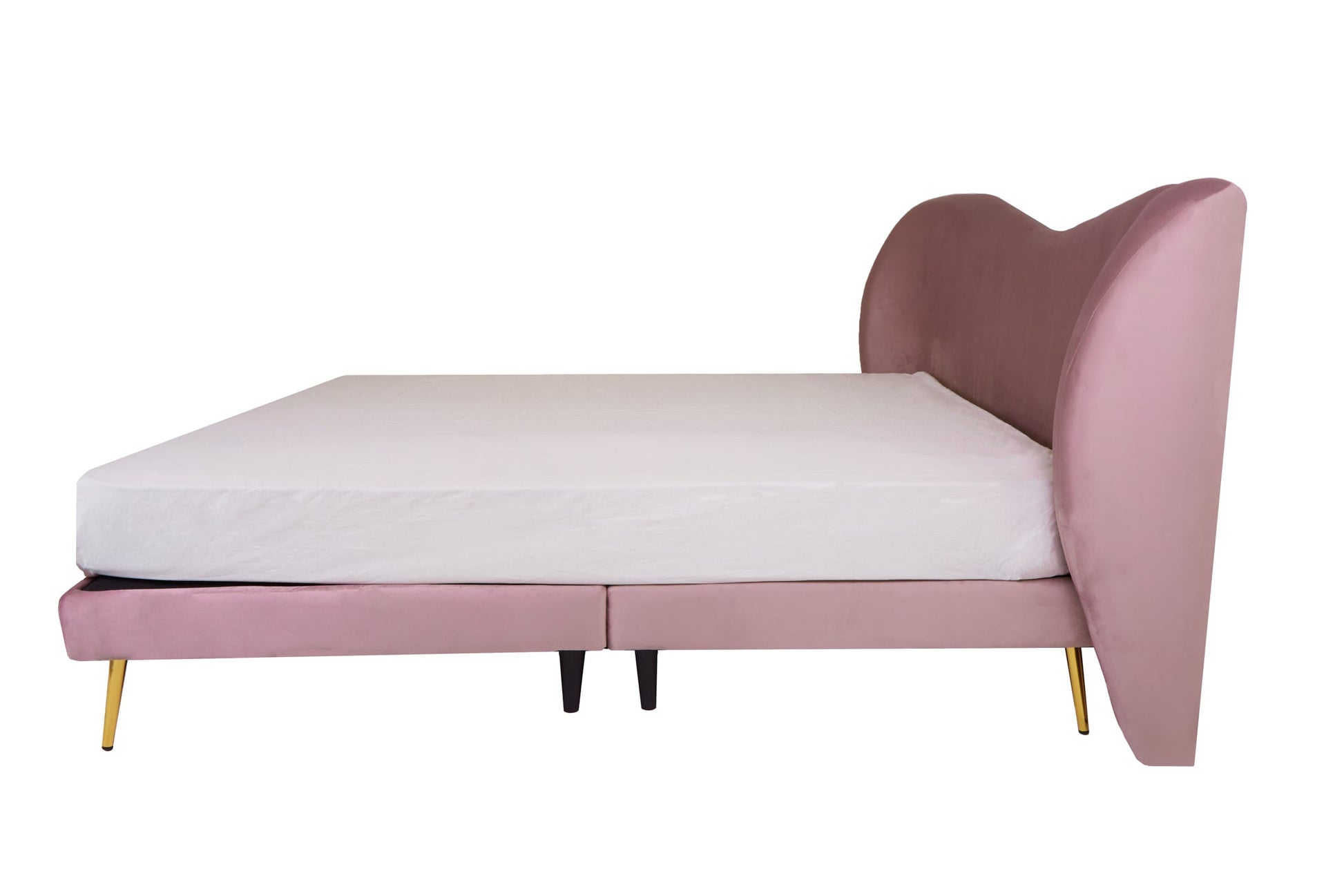 Cama matrimonial Kooper - Rosa - Tugow