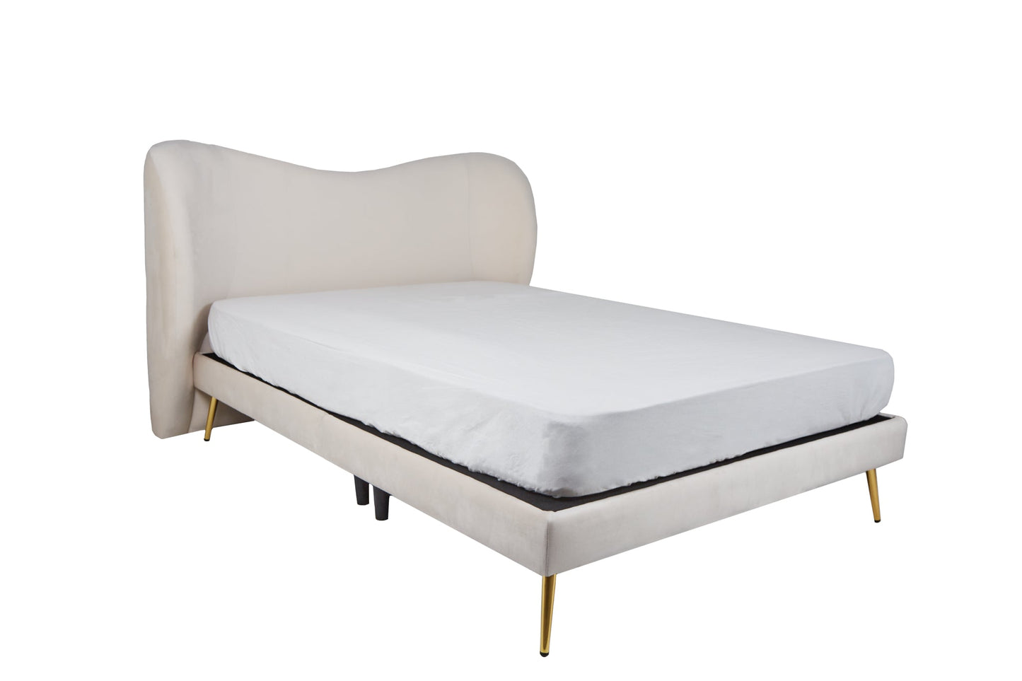 Cama matrimonial Kooper - Hueso - Tugow