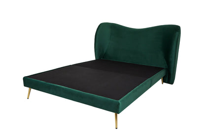 Cama matrimonial Kooper - Verde - Tugow