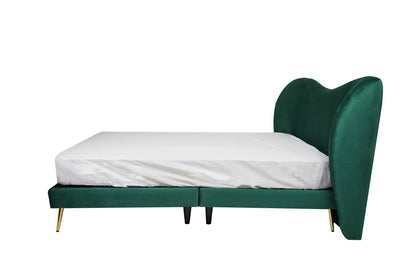 Cama matrimonial Kooper - Verde - Tugow