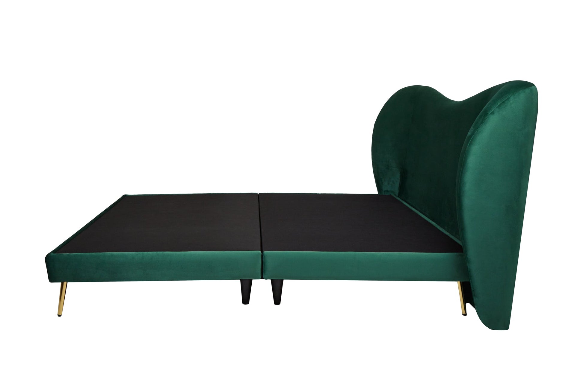 Cama matrimonial Kooper - Verde - Tugow