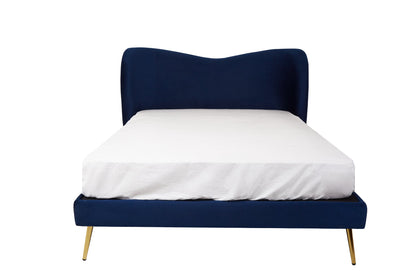 Cama matrimonial Kooper - Azul - Tugow