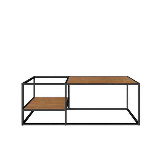 Mesa de centro Veata - Negro y Color Madera - Tugow