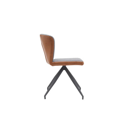 Mesa de comedor Sansa con 4 sillas Vigo - Nogal, Negro y Café