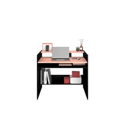 Escritorio Zaraki - Color Madera y Negro - Tugow