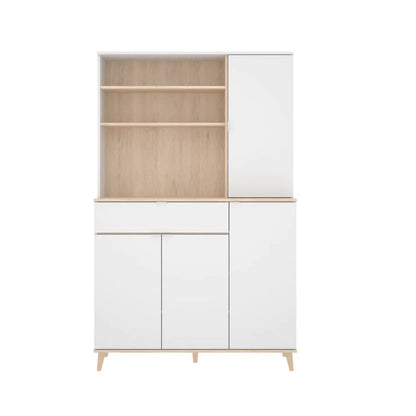Alacena Aneko - Color Madera y Blanco - Tugow